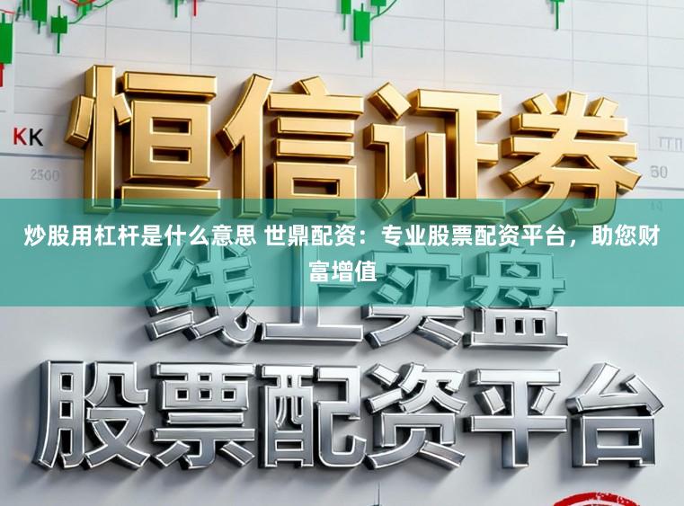 炒股用杠杆是什么意思 世鼎配资:专业股票配资平台,助您财富增值